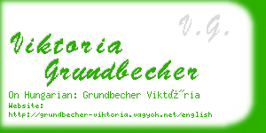 viktoria grundbecher business card